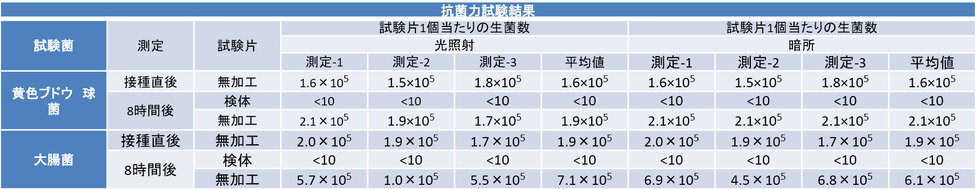 抗菌性試験 抗菌性試験