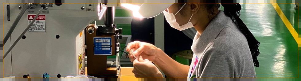 SHOKO ELEC PHILIPPINES INC インバータケーブル組立作業