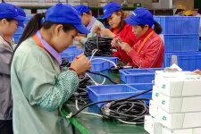 中国工場作業状況
