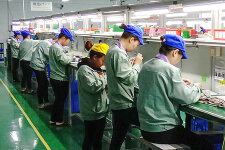 中国工場作業状況