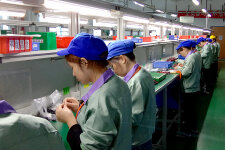 中国工場作業状況