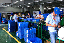 中国工場作業状況